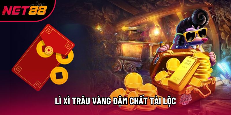 Lì xì trâu vàng đậm chất tài lộc Lì xì trâu vàng đậm chất tài lộc